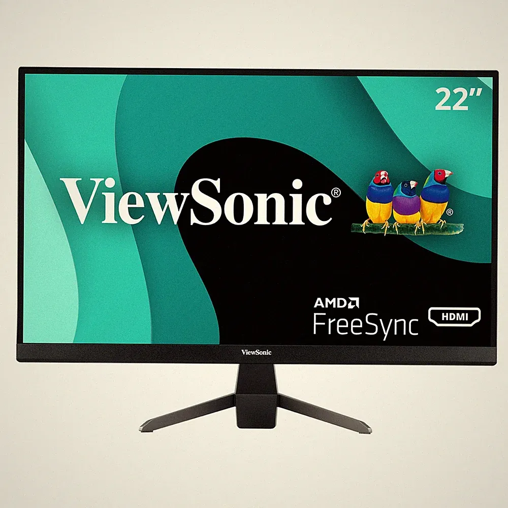 ViewSonic 1080p Gaming Monitor VX2267-MHD 22" with 100Hz, 1ms, FreeSync, HDMI