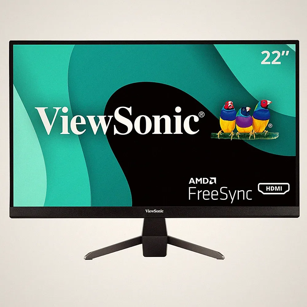 ViewSonic 1080p Gaming Monitor VX2267-MHD 22" with 100Hz, 1ms, FreeSync, HDMI