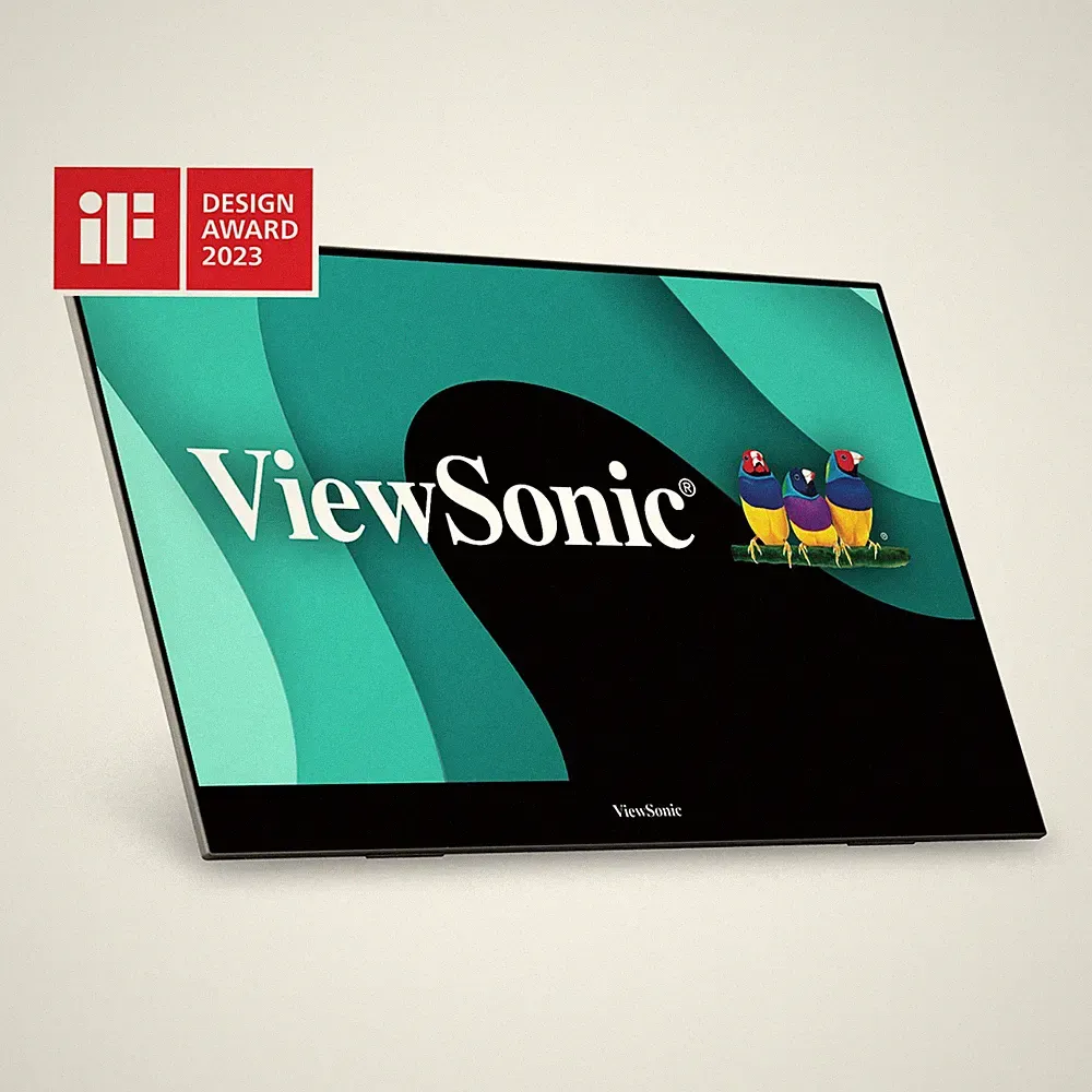 ViewSonic 15.6" UHD Portable OLED Monitor VX1655-4K-OLED Built in Stand and