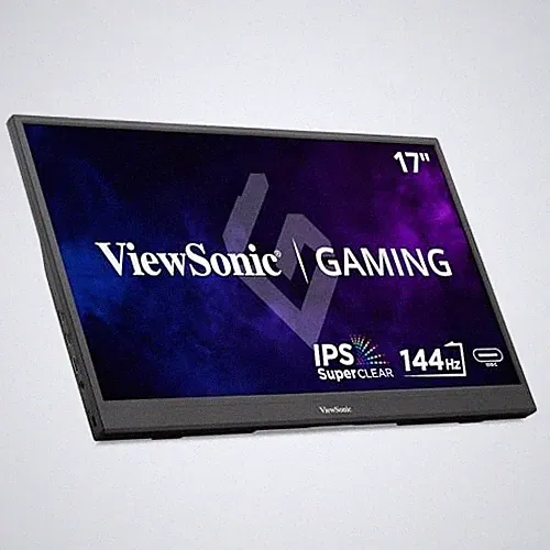 VIEWSONIC 17" FHD IPS PORTABLE GAMING MONITOR 144HZ AMD FREESYNC - BLACK