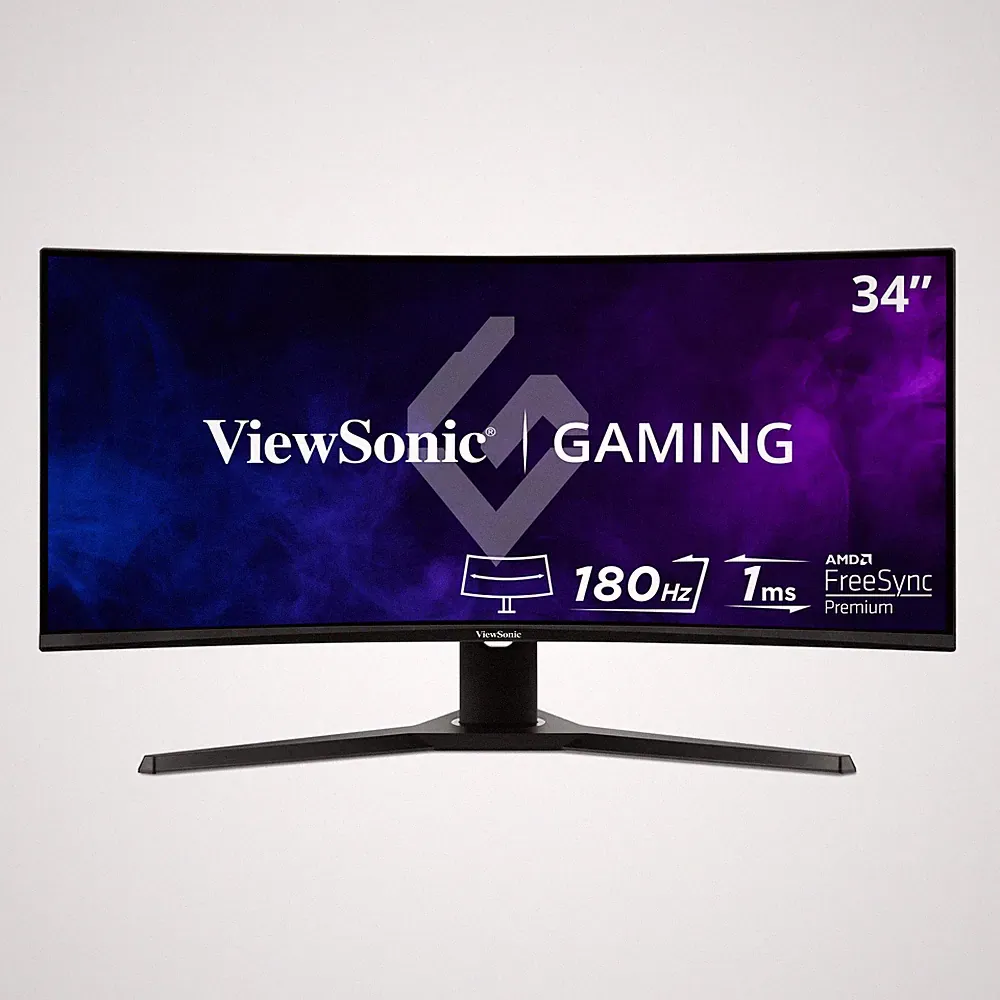 ViewSonic 21:9 Curved Gaming Monitor VX3418-2KPC 34" 1440p 180Hz 1ms with