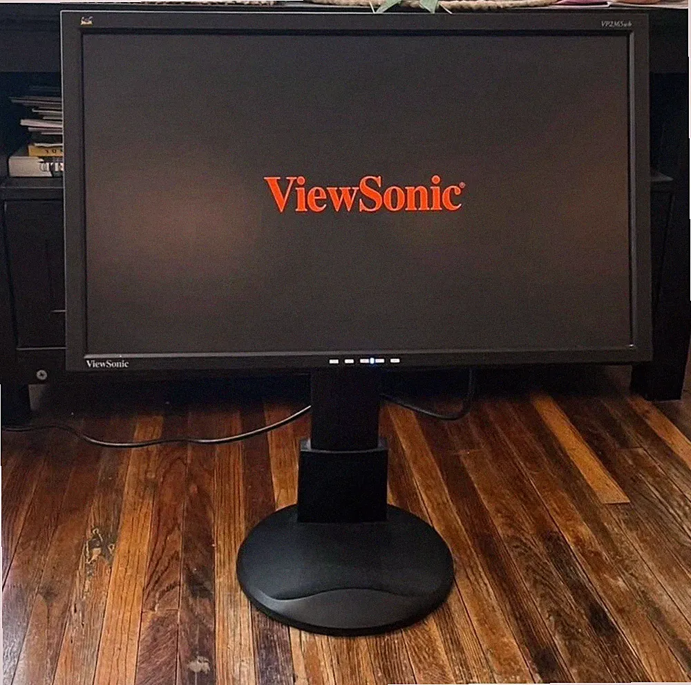 ViewSonic 23” LCD Monitor VP2365WB DVI VGA USB No Power Cable Retro Gaming