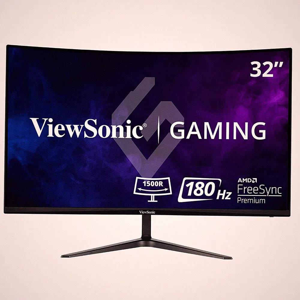 ViewSonic Curved Monitor VX3218-PC-MHD 32" 1080p 180Hz 1ms - FreeSync Premium