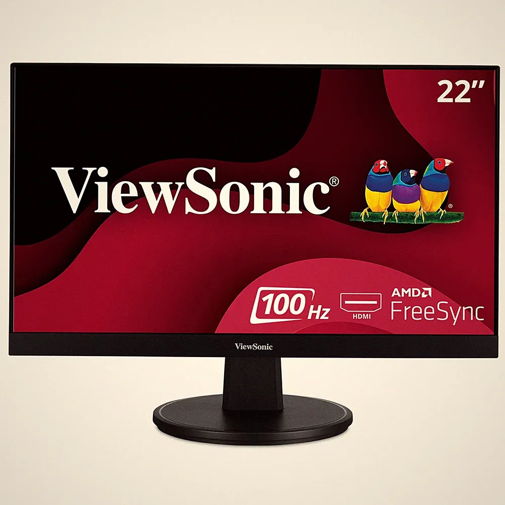 ViewSonic Full HD 1080p Monitor VA2247-MH 22", AMD FreeSync