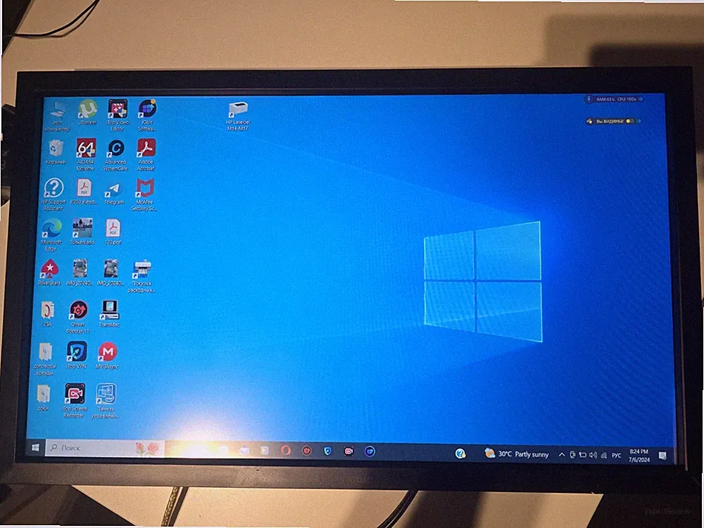 ViewSonic Full HD 1080p Monitor VG2239M-Led 22" LED DP DVI-D VGA