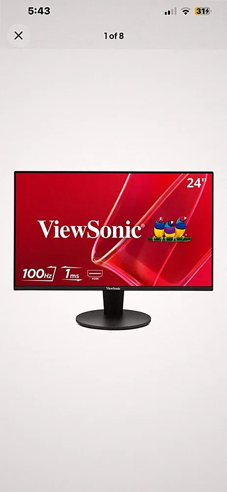 ViewSonic Gaming FreeSync VS2447M 24" FHD Monitor (CR)