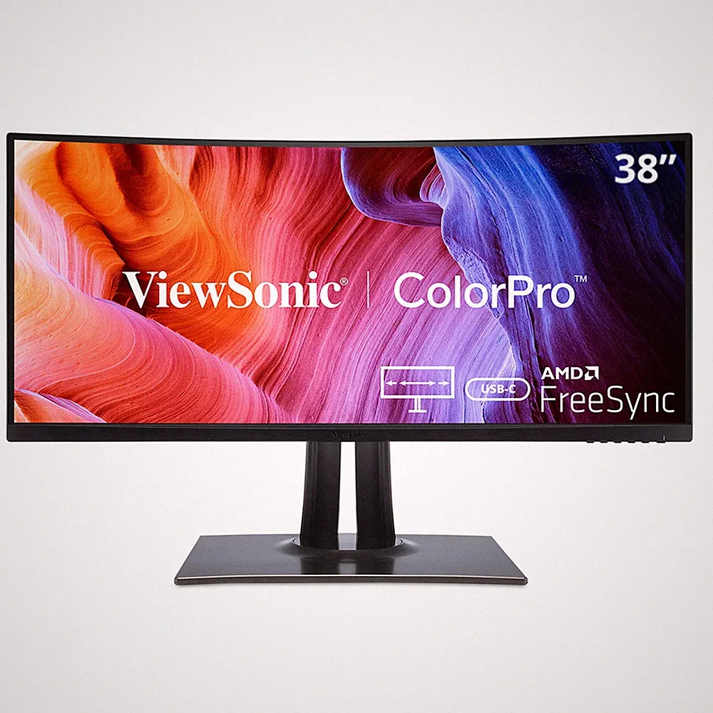 ViewSonic IPS Monitor VP3881a 38" Curved Ultrawide WQHD+ ColorProwith 90W USB C