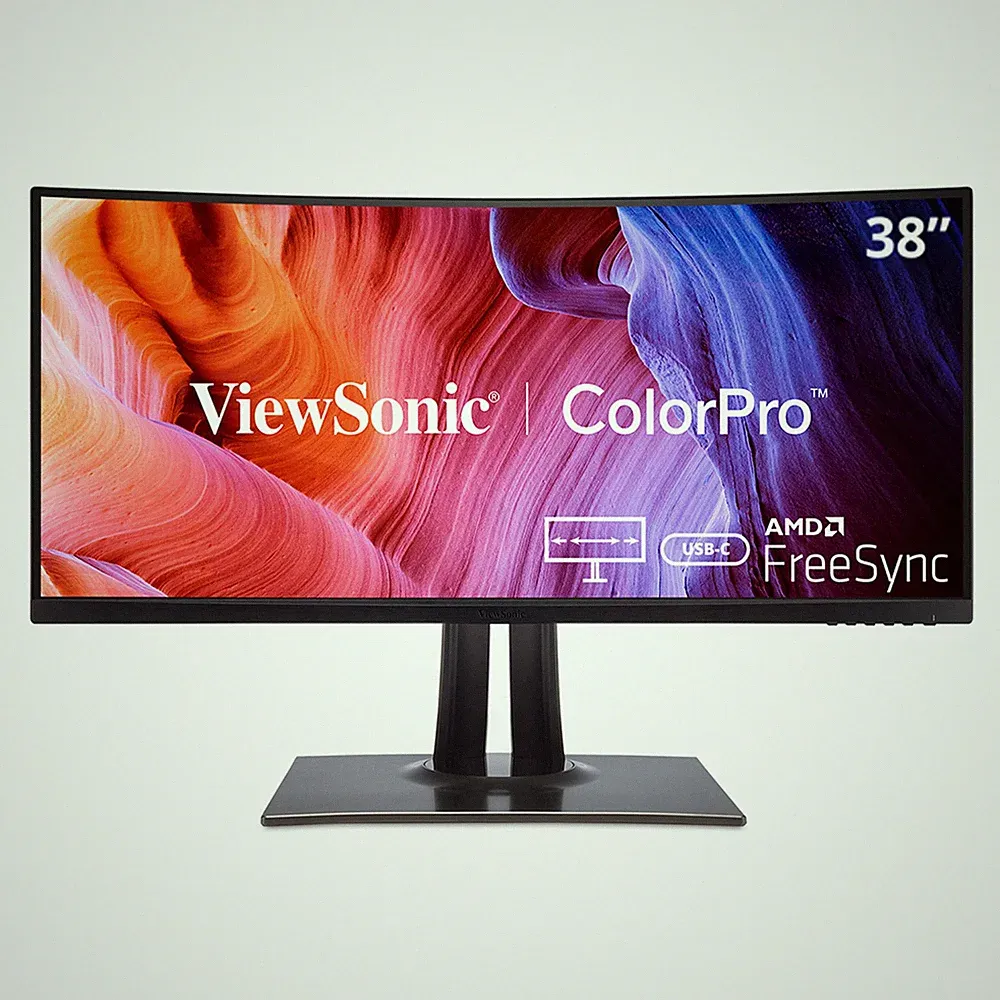 ViewSonic IPS Monitor VP3881a 38" Curved Ultrawide WQHD+ ColorProwith 90W USB C
