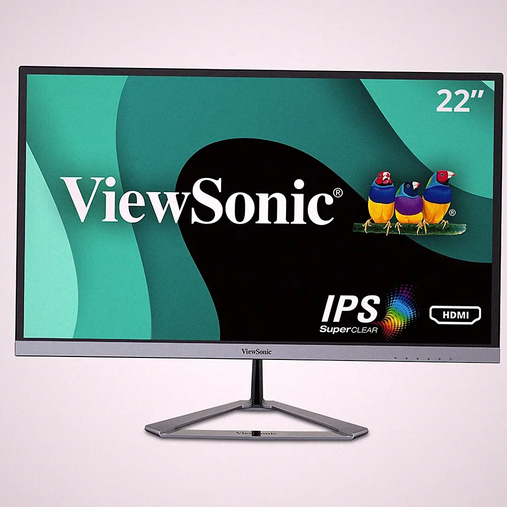 ViewSonic IPS Monitor VX2276-Smhd 22" 1080p Thin-Bezel with HDMI, DP and VGA