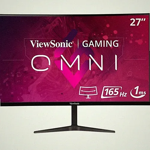 ViewSonic OMNI VX2718-2KPC-MHD 27 Inch Curved 1440p 1ms 165Hz Gaming Monitor wit