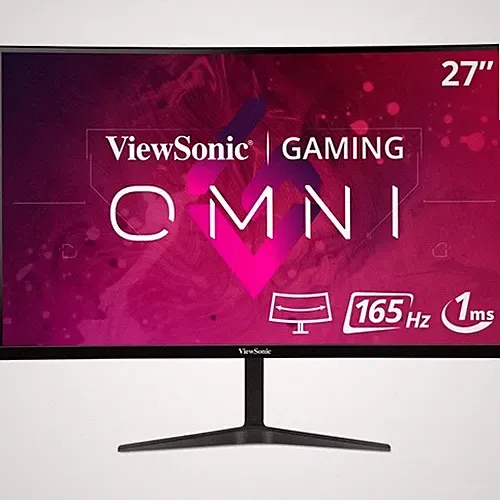 ViewSonic OMNI VX2718-PC-MHD 27 Inch Curved 1080p 1ms 165Hz Gaming Monitor with