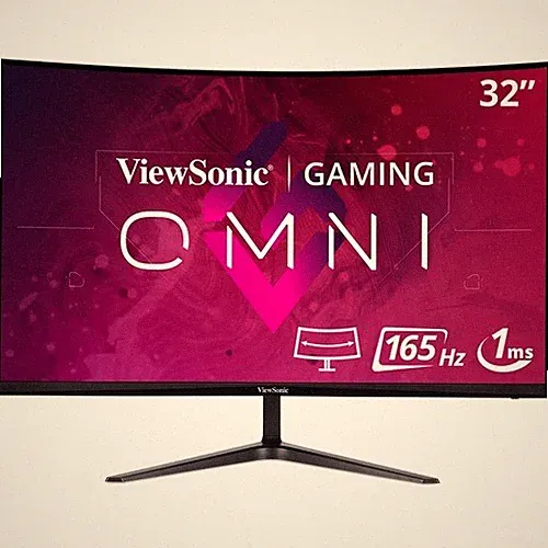 ViewSonic OMNI VX3218-PC-MHD 32 Inch Curved 1080p 1ms 165Hz Gaming Monitor with