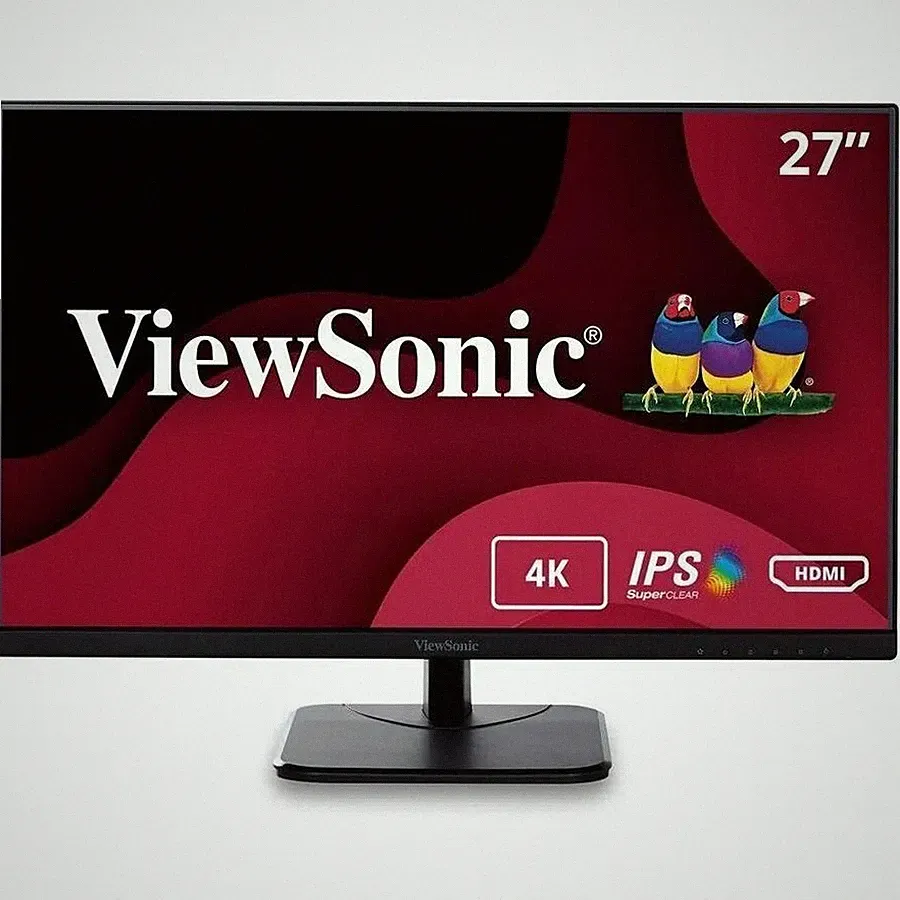 ViewSonic VA2756-4K-MHD 27 Inch 4K Monitor, IPS Display for Enhanced Home and