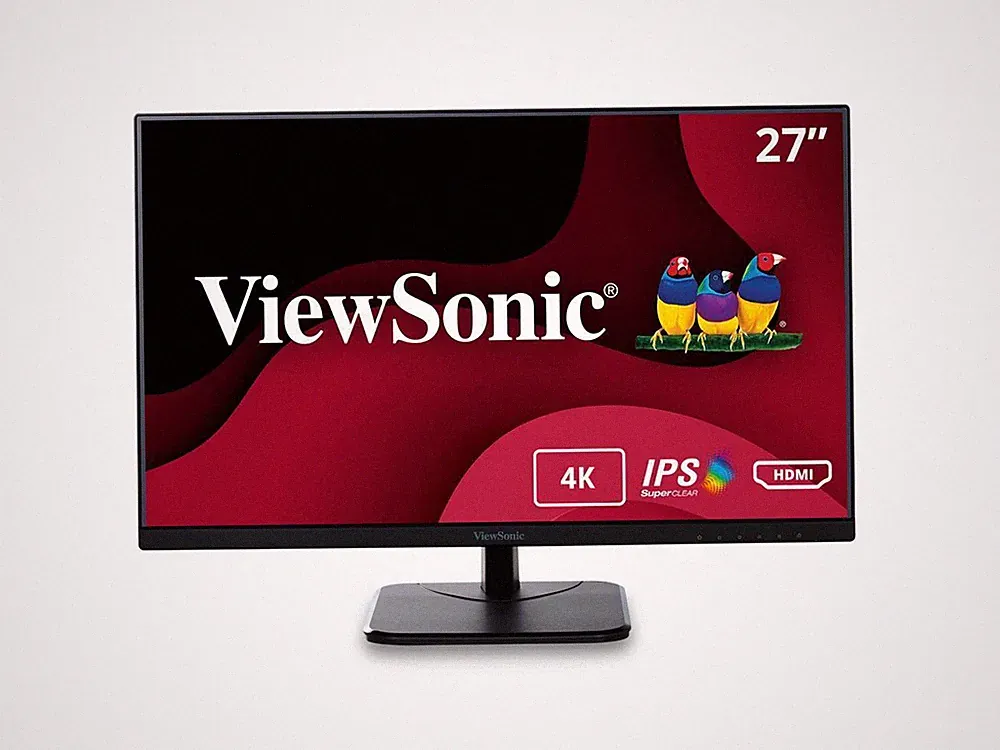 ViewSonic VA2756-4K-MHD 27 Inch IPS 4K Monitor with Ultra-Thin Bezels, HDMI and