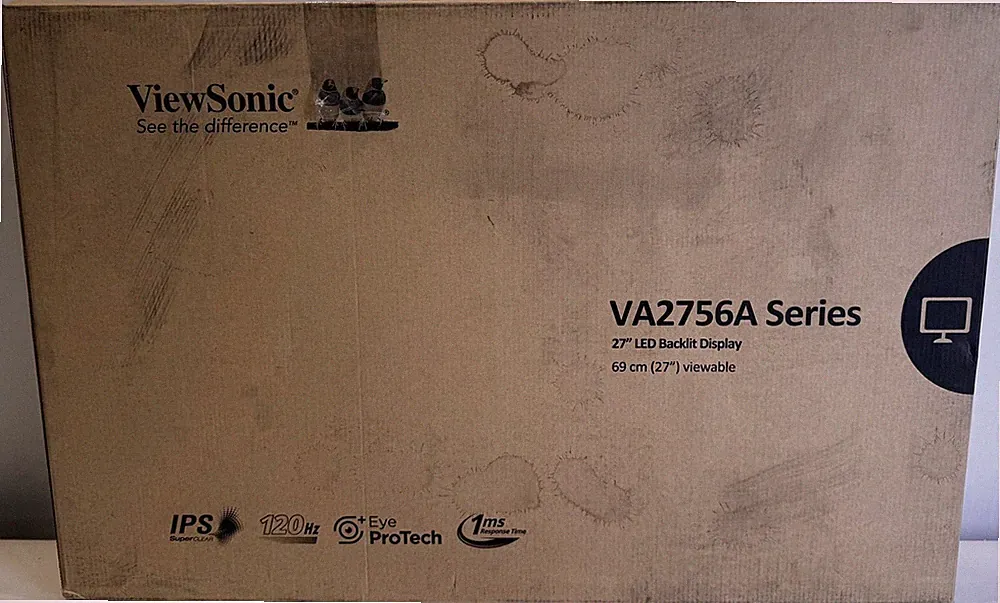VIEWSONIC VA2756A-MHD VA2756A-MHD-1B IPS DISPLAY 27 INCH LED 120HZ 1080P MONITOR