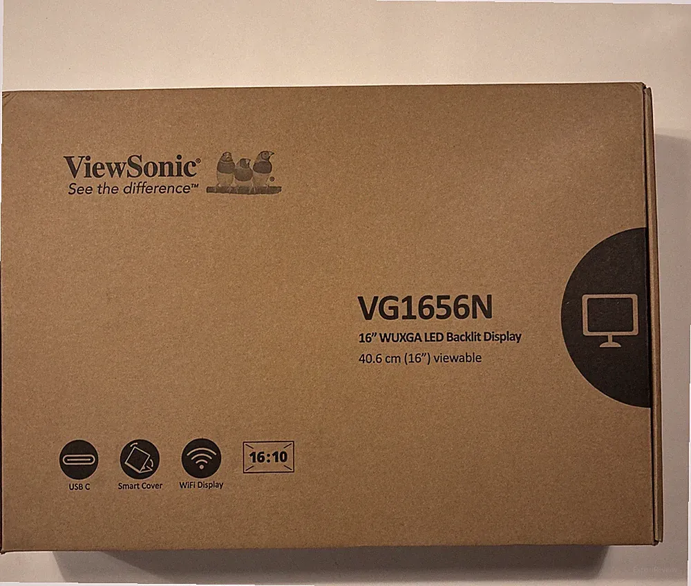 ViewSonic VG1656N 16" 1200p IPS Wireless Portable Monitor Sealed, New