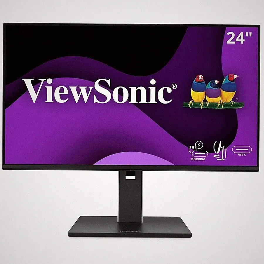 ViewSonic VG2458 24 Inch 1080p IPS Docking Monitor with Advanced Ergonomics