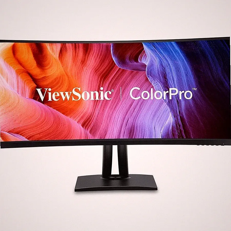 ViewSonic VP3456A 34 Inch 1440p Ultrawide ColorPro Monitor, Curved Display with