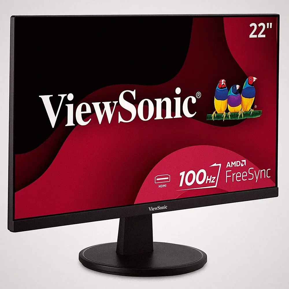ViewSonic VS2247-MH 22 Inch 1080p Monitor 100Hz HDMI VGA Eye Care Thin Bezels