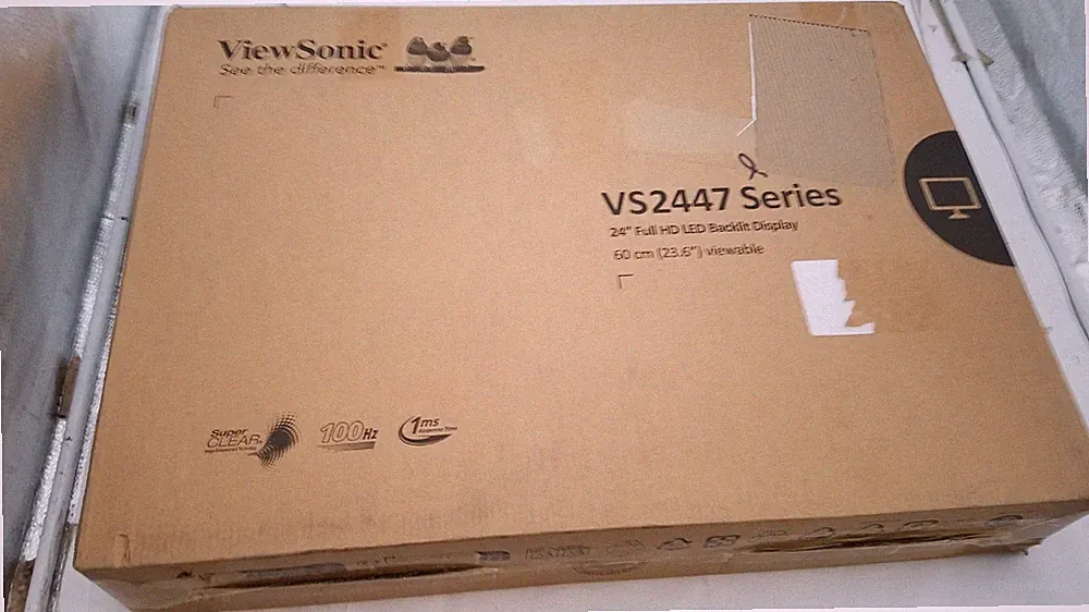 ViewSonic VS2447M 24 Inch 1080p Monitor with 100Hz, Thin Bezels-766907015331