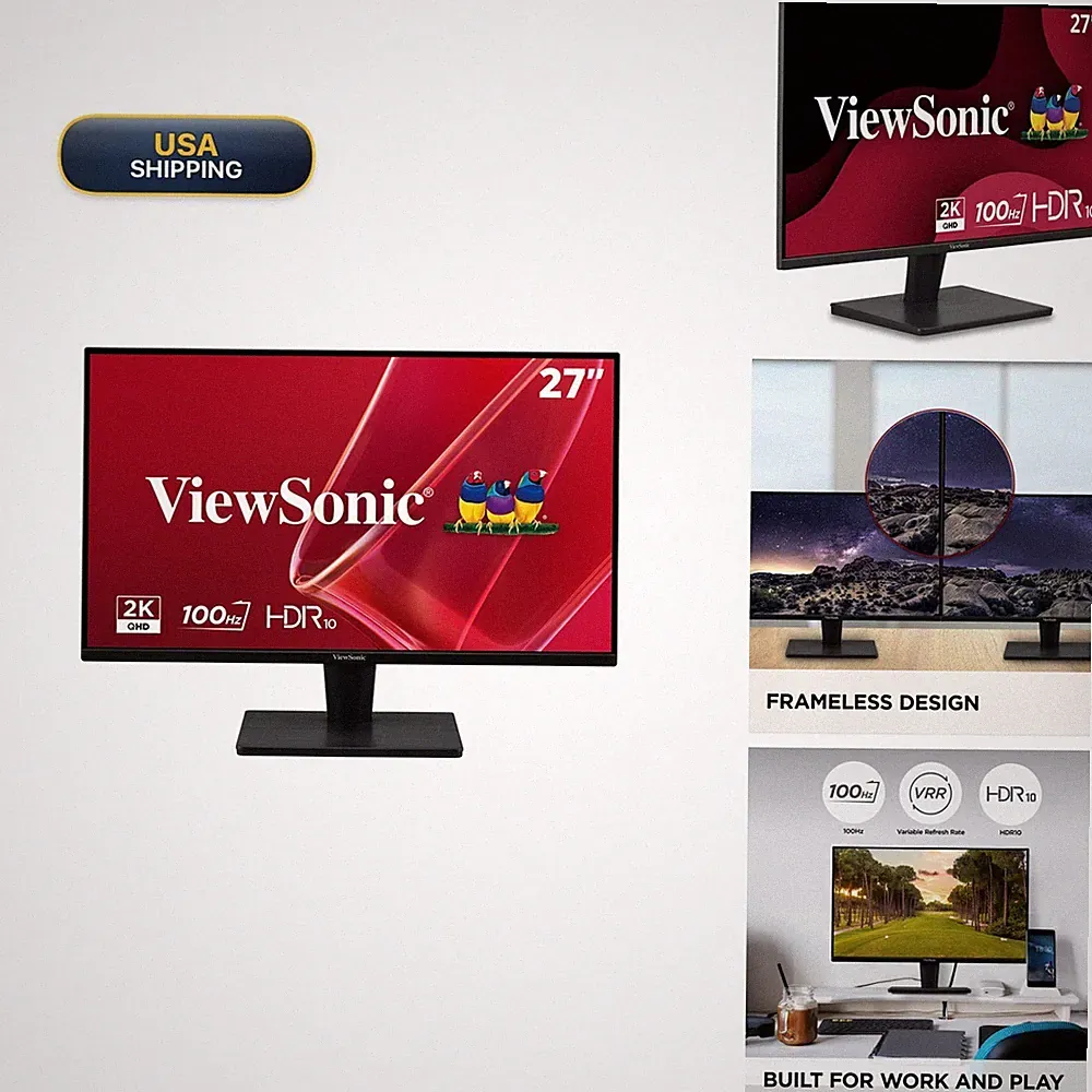 ViewSonic VS2725-2K 27 Inch 1440p 100Hz Monitor