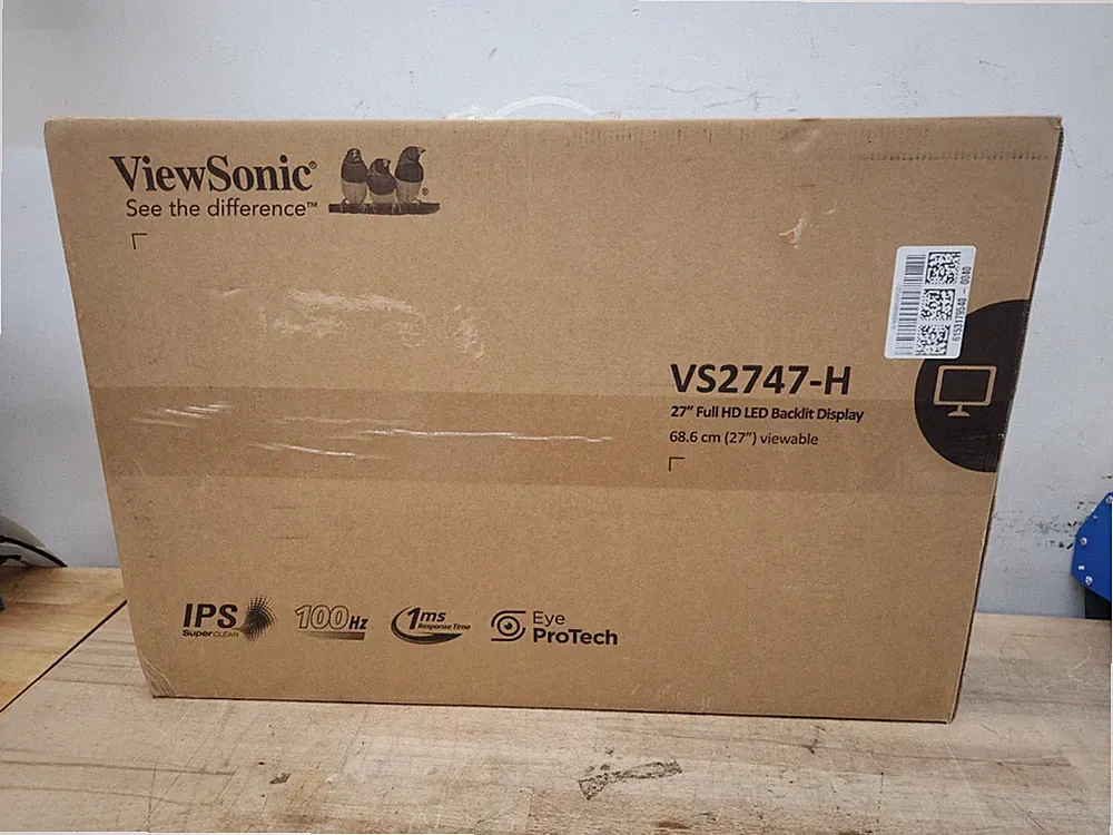 ViewSonic VS2747-H 27" 1080p IPS 100Hz Monitor -NEW/OPEN BOX