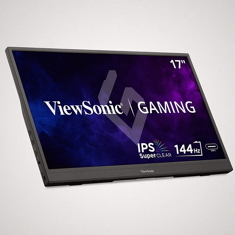 ViewSonic VX1754 17" 1080p IPS Portable Gaming Monitor with 144Hz, AMD FreeSync