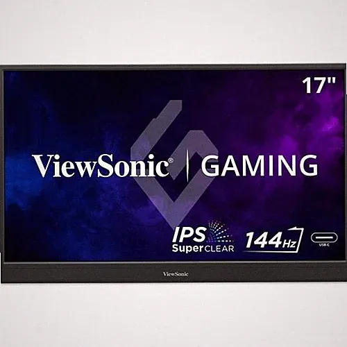 ViewSonic VX1754 17 Inch 1080p IPS Portable Gaming Monitor with 144Hz, AMD FreeS