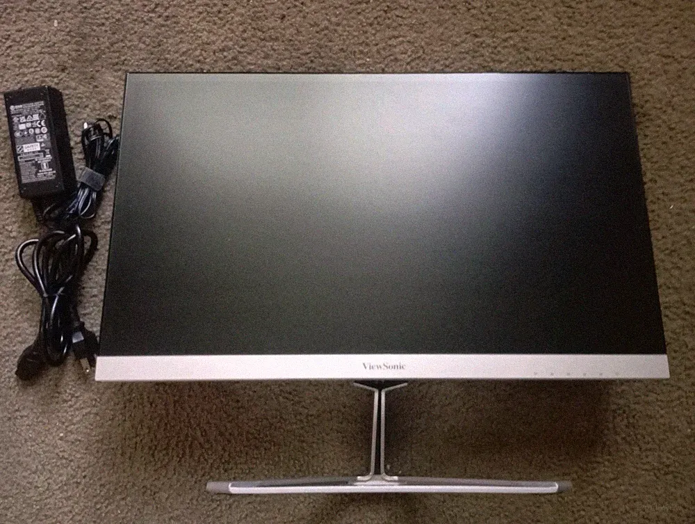 ViewSonic VX2276-SMHD 22" Widescreen IPS LCD Monitor W/Built-In Speakers Working