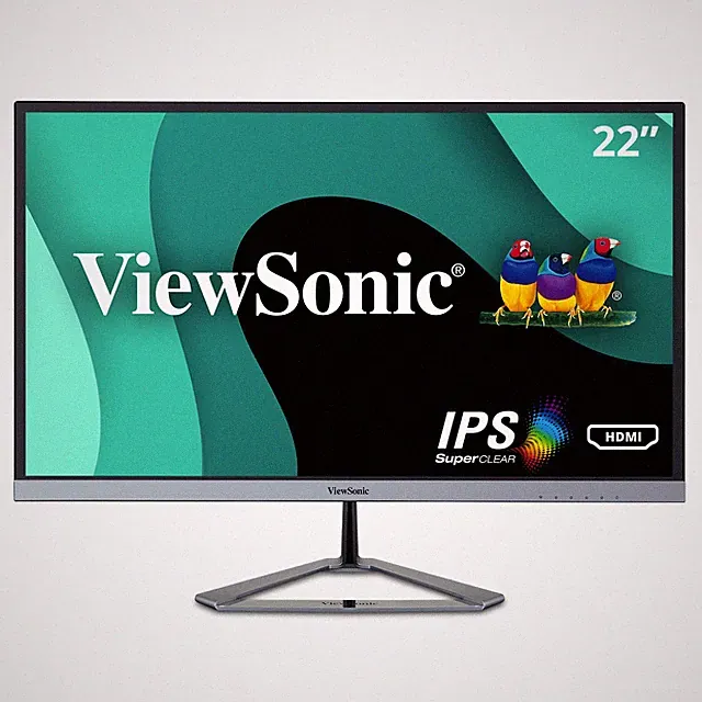 ViewSonic VX2276-SMHD 22in IPS 1080p Frameless LED Monitor HDMI, DP (CR)