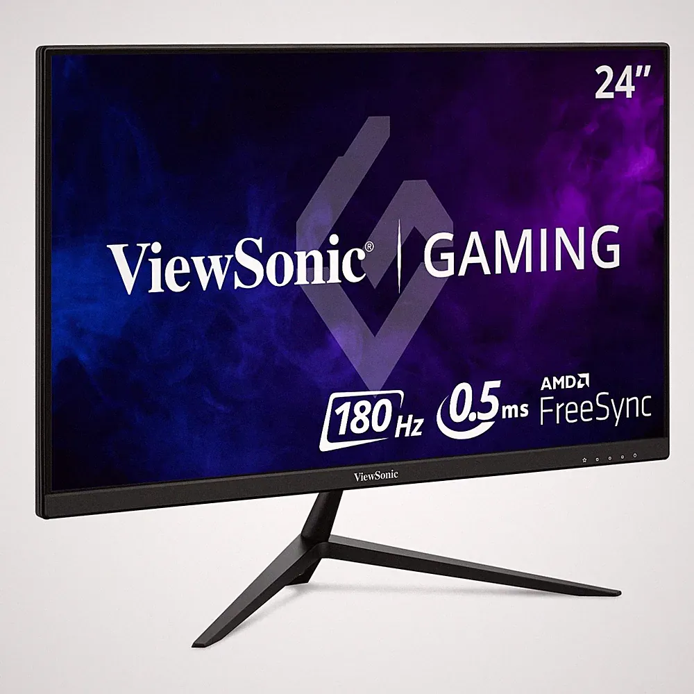 ViewSonic VX2428A 24 Inch 1080p Gaming Monitor 180Hz 0.5ms IPS Black Display