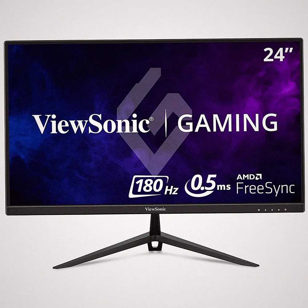 ViewSonic VX2428A 24 Inch IPS Full HD Gaming Monitor, 180Hz Refresh Rate, 0.5ms
