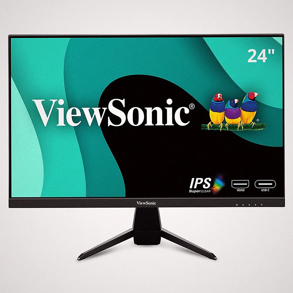 ViewSonic VX2467U 24 Inch 1080p Gaming Monitor USB-C HDMI