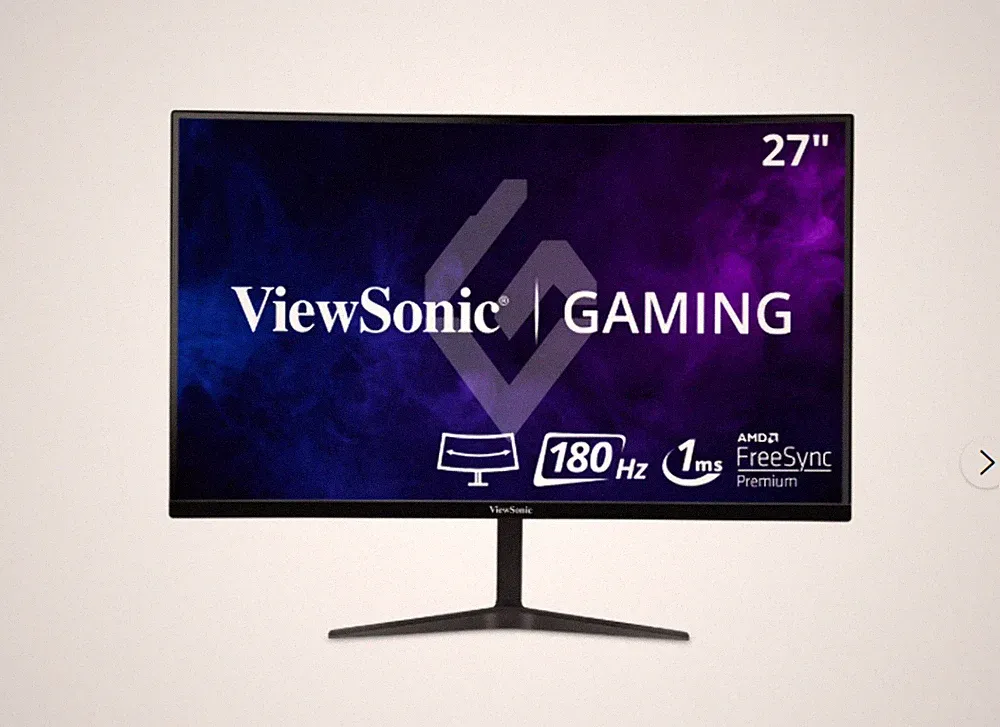 ViewSonic VX2718-PC-MHD 27 Inch Curved 1080p 1ms 180Hz Gaming Monitor with AMD F