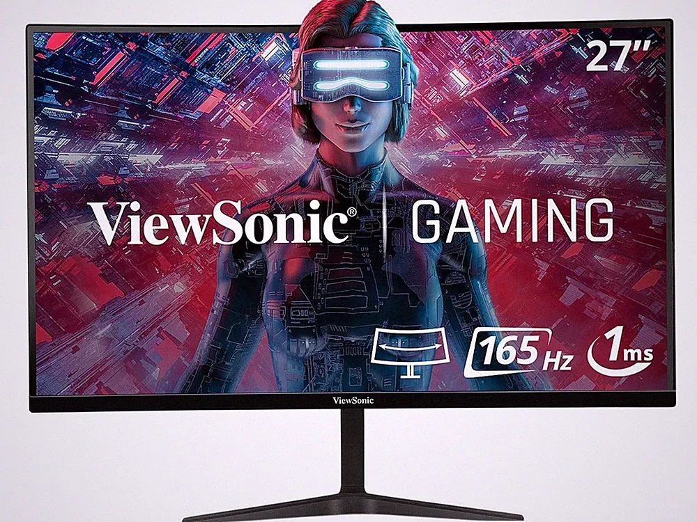 ViewSonic VX2718-PC-MHD 27 Inch Full HD 1080p 165Hz 1ms Curved Gaming Monitor wi