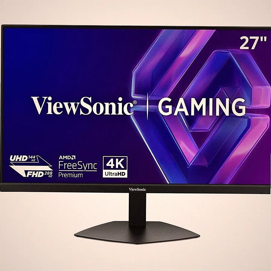 ViewSonic VX2730D-4K 27 Inch 4K Gaming Monitor, IPS with Switchable Refresh Rate