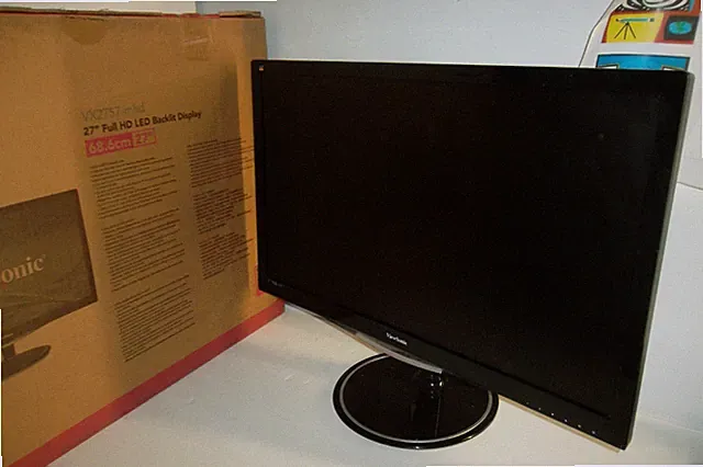 ViewSonic VX2757-MHD 27" Wide LED Monitor w/Speakers 1080p Full HD HDMI VS16327