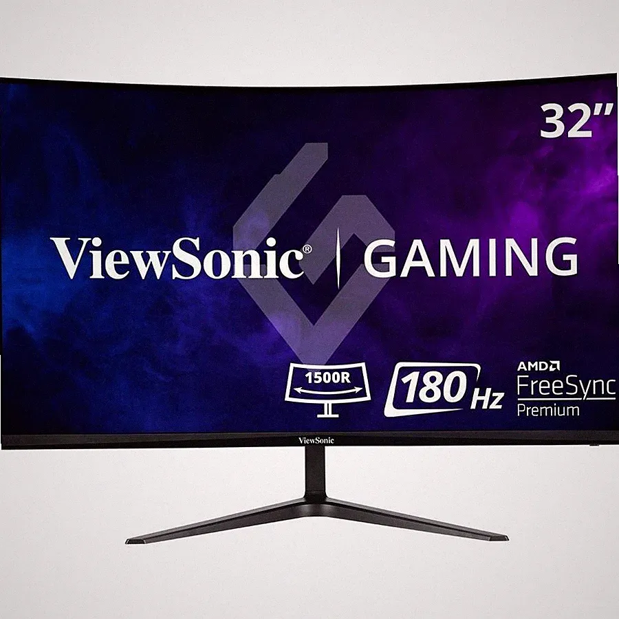 ViewSonic VX3218-PC-MHD 32 Inch 1080p Curved Gaming Monitor, 180Hz and 1ms for