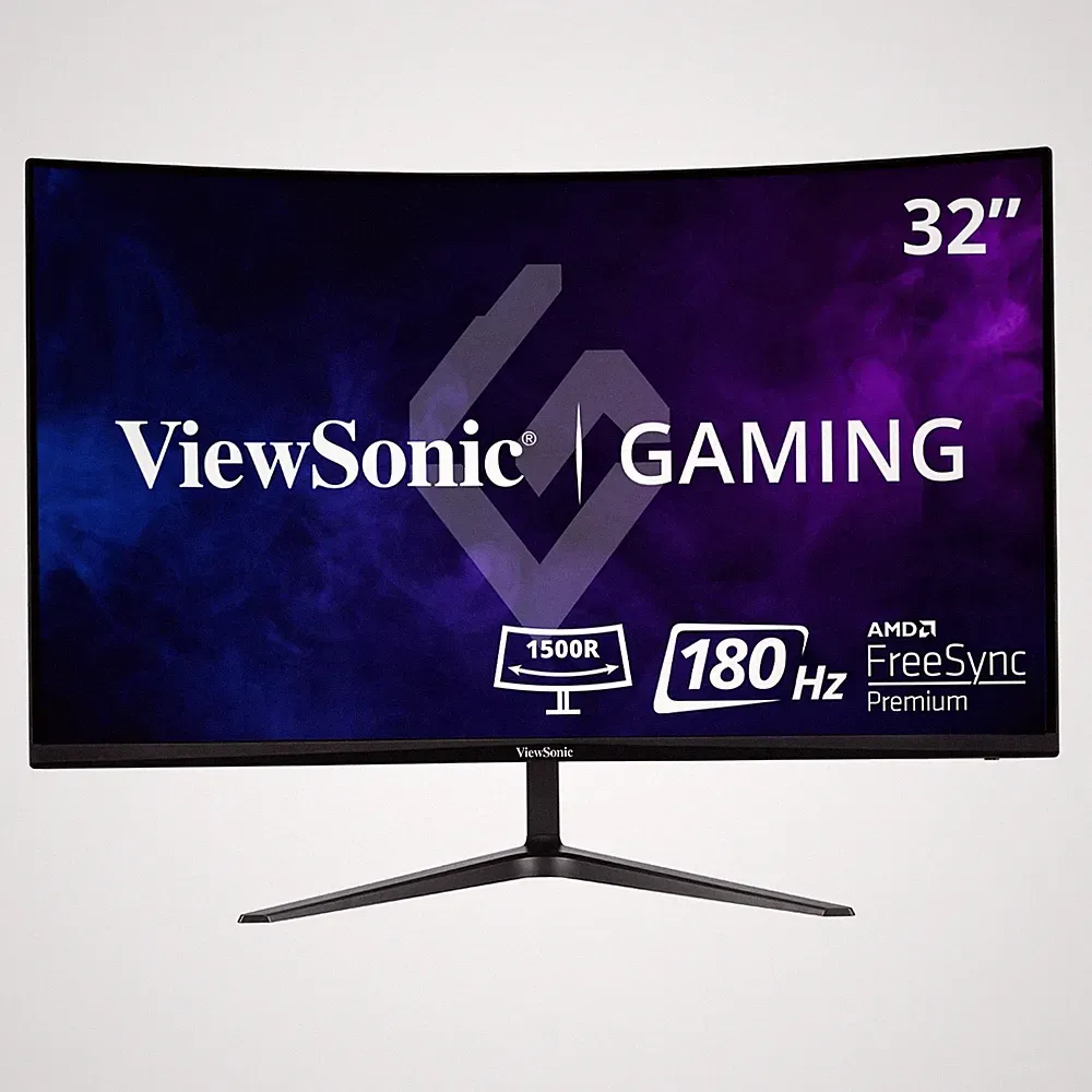 ViewSonic VX3218-PC-MHD 32-Inch Curved Gaming Monitor, Full HD 1080p, 180Hz