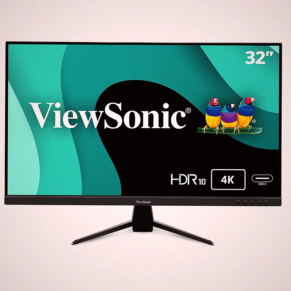 ViewSonic VX3267U-4K 4K UHD 32 Inch IPS Monitor with 65W USB C