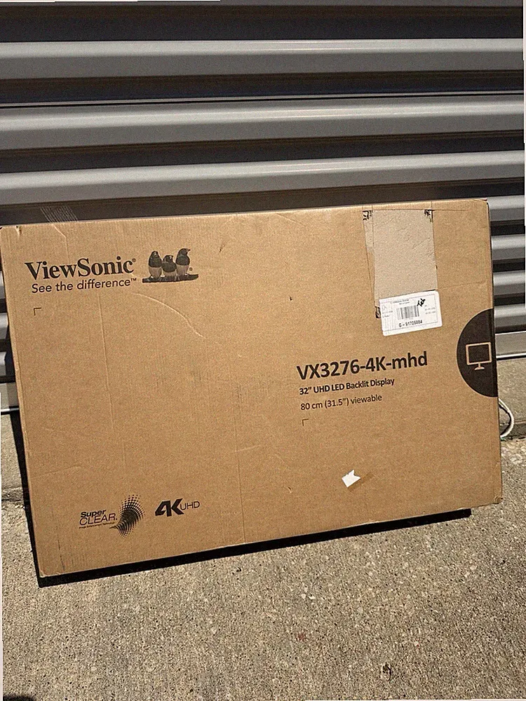ViewSonic VX3276-4K-MHD-R 32" Frameless 4K Gaming Monitor