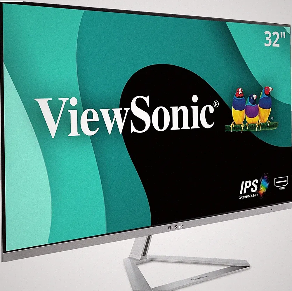 ViewSonic VX3276-MHD 32 Inch 1080p IPS Monitor 75Hz HDMI DisplayPort Eye Care
