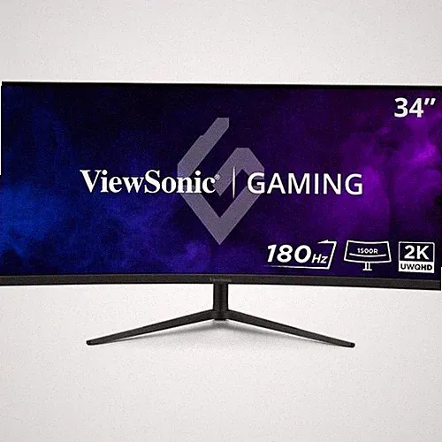 ViewSonic VX3418C-2K 34 Inch UltraWide QHD 1440p Curved Gaming Monitor with 180H