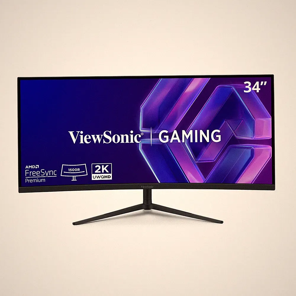 ViewSonic VX3418C-2K 34" UWQHD 1440p Curved Gaming Monitor w/ 180Hz