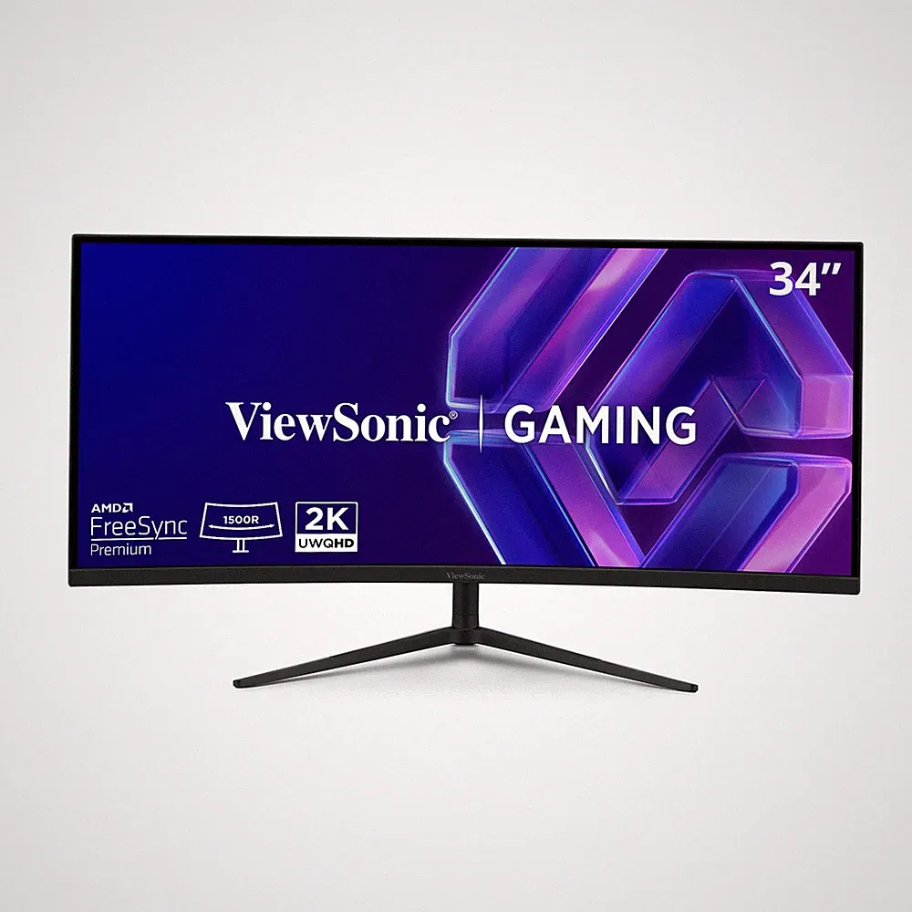 ViewSonic VX3418C-2K 34" UWQHD 1440p Curved Gaming Monitor w/ 180Hz