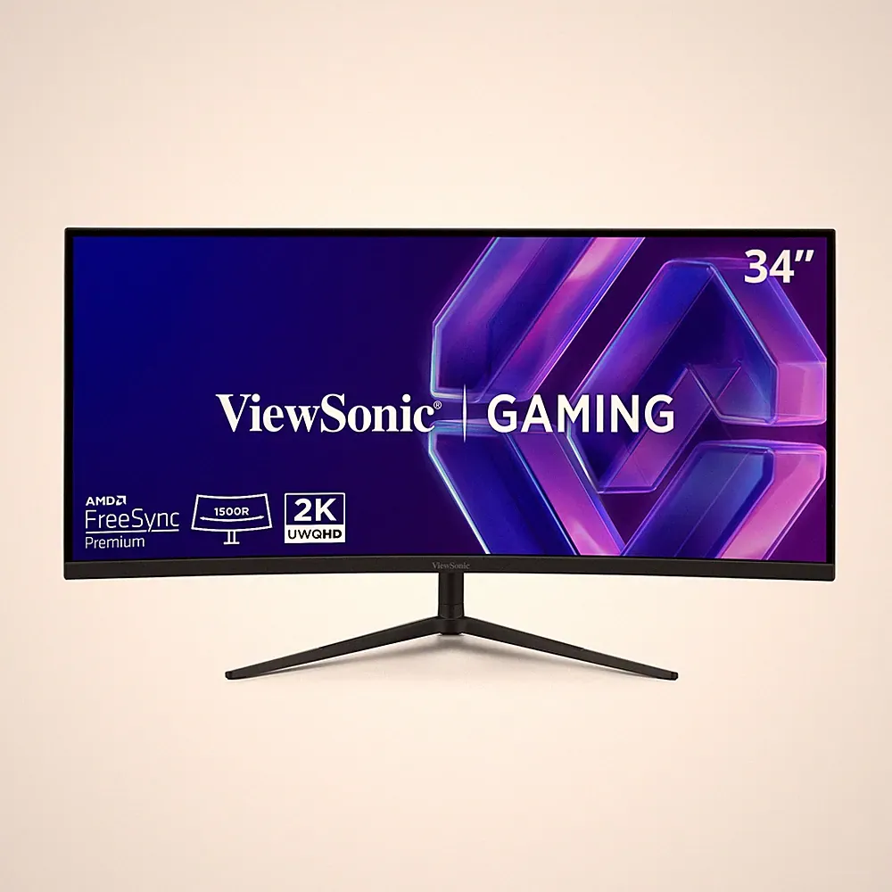 ViewSonic VX3418C-2K 34" UWQHD 1440p Curved Gaming Monitor w/ 180Hz