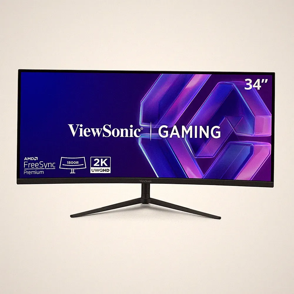 ViewSonic VX3418C-2K 34" UWQHD 1440p Curved Gaming Monitor w/ 180Hz