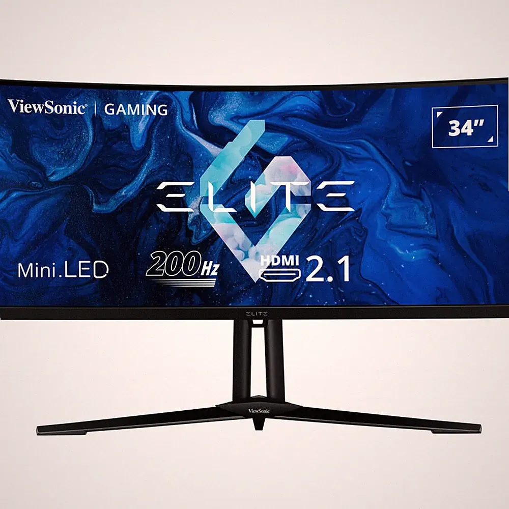 ViewSonic XG341C-2K-S Elite 34" Curved Gaming Monitor - Certified Refurbished