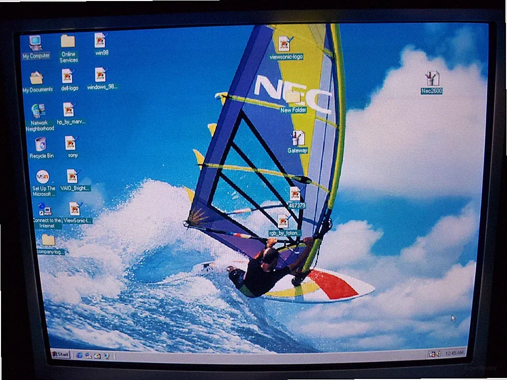 Vintage 1995 NEC 15" MultiSync XV15 CRT Computer Monitor JC-1538VMA Retro Gaming