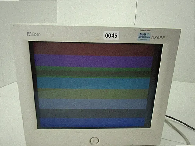 Vintage AOpen A70PF 786N VGA CRT Monitor - No Stand